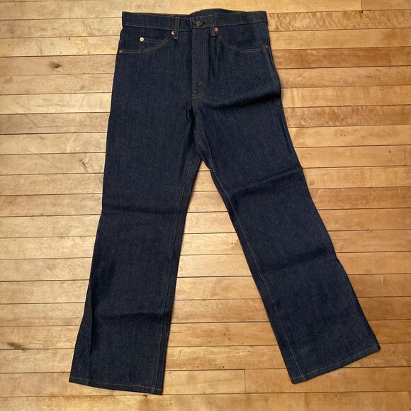 Vintage Levi’s Jeans Men’s Size 33x30 Saddleman Boot Cut Regular Fit NWT Orange